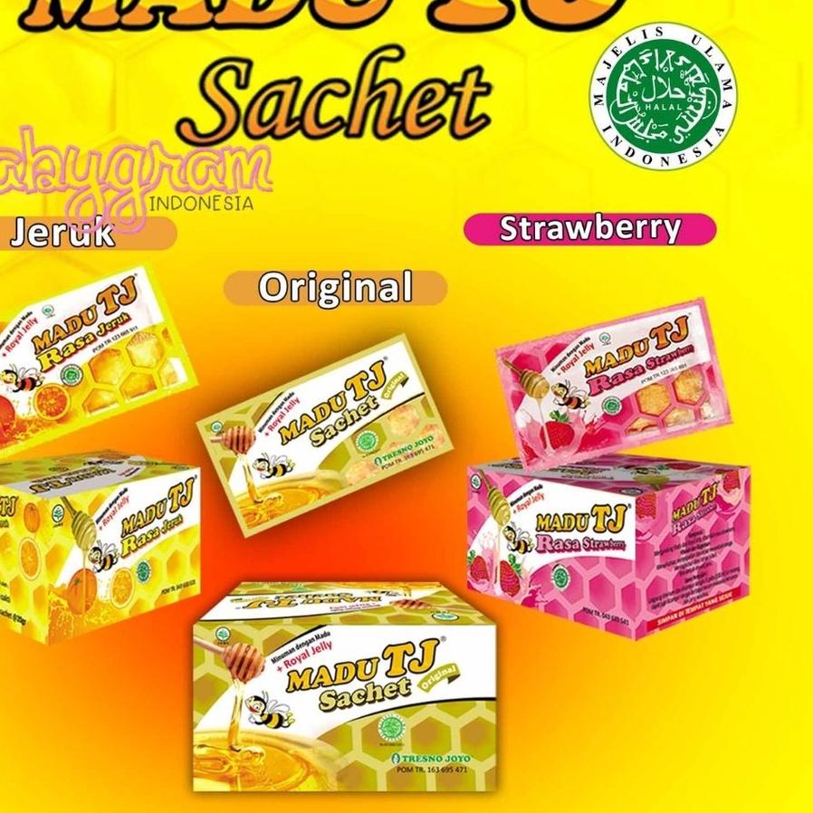 

♠ Madu TJ SACHET 1 Box isi 12 Sachet tresno joyo