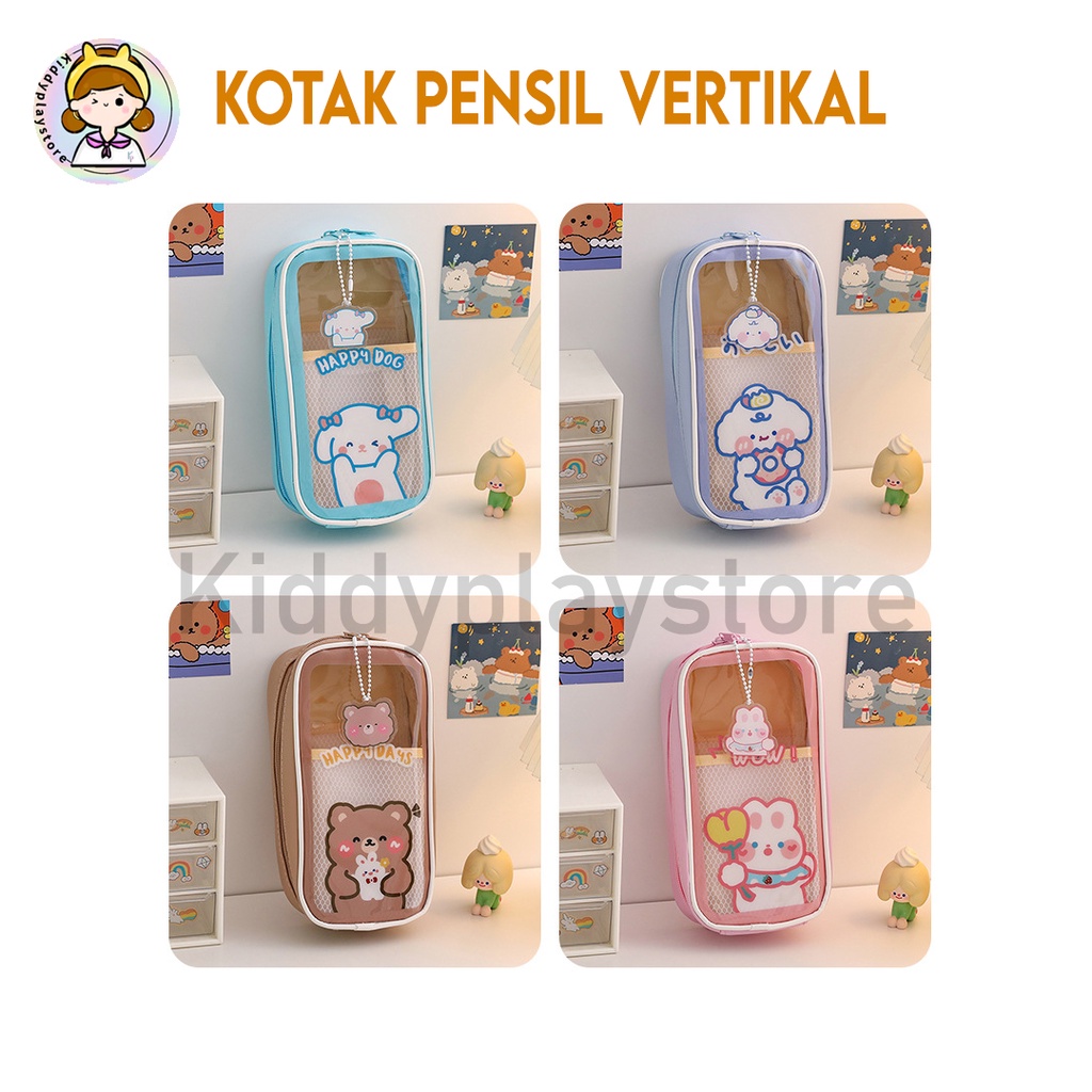 

Tempat Pensil Vertikal Multilayer Motif Kartun Anti Air Kapasitas Besar Untuk Pelajar / Kotak Pensil Bunny