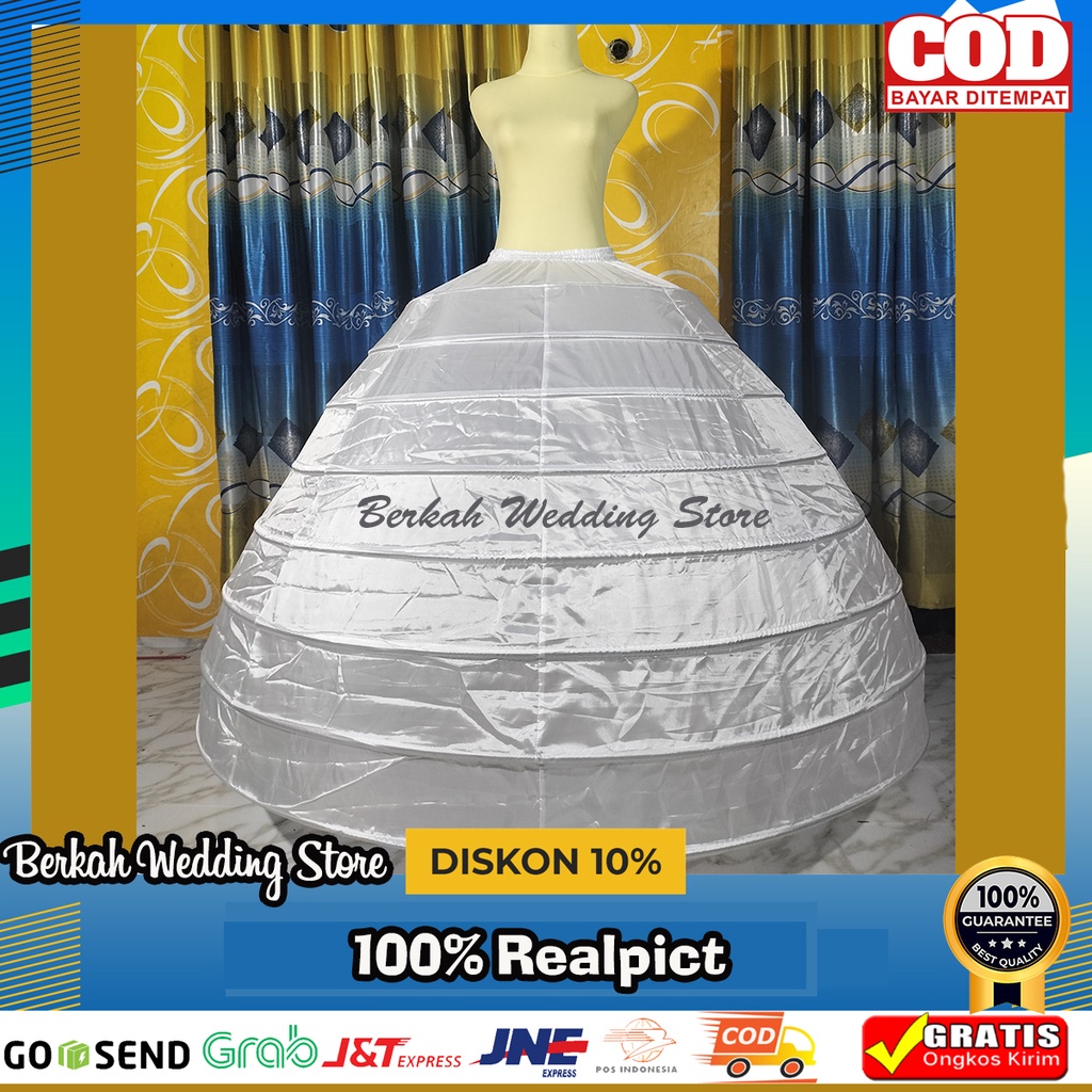 PROMO_COD petikut Ring 8 MURAH Petikut Gaun Pengantin