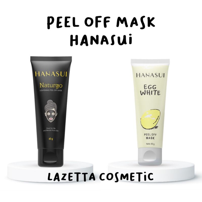 Hanasui Peel Off Mask BPOM | Masker Peel Off Hanasui | Hanasui Egg White