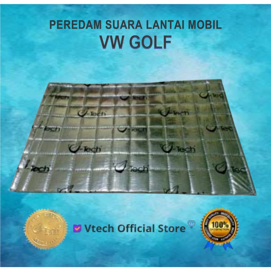 VTECH Peredam Suara Karpet Lantai Dasar VW Golf 5 Lembar