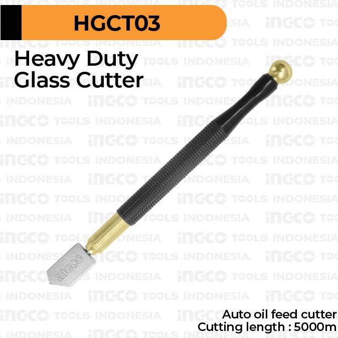 

Glass Cutter Knife INGCO HGCT03 Pisau Potong Kaca Minyak Oil Rolling