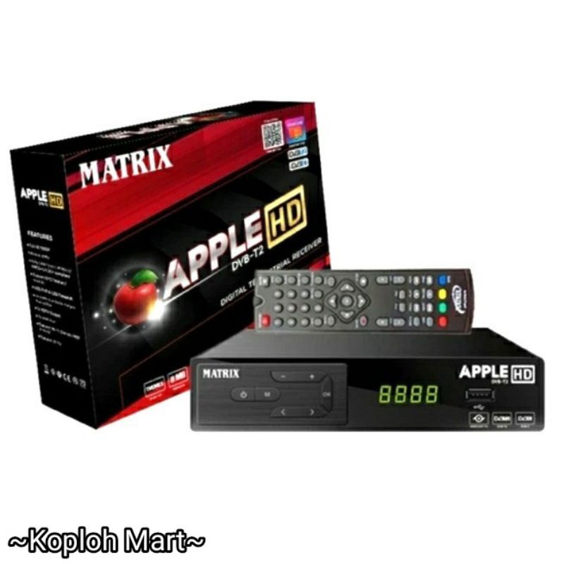 Set Top Box Matrix apple merah