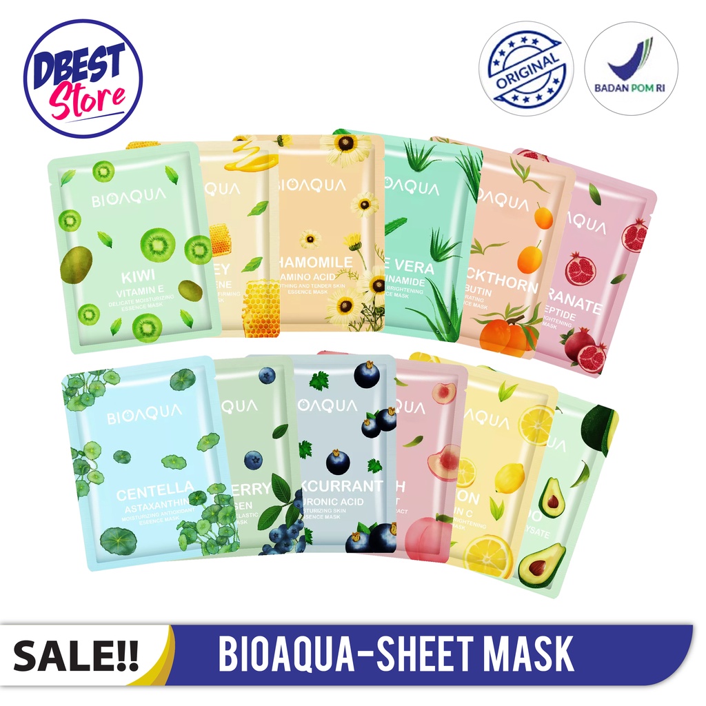 Masker Wajah Moisturizing Skin Care Anti Aging  (BPOM)