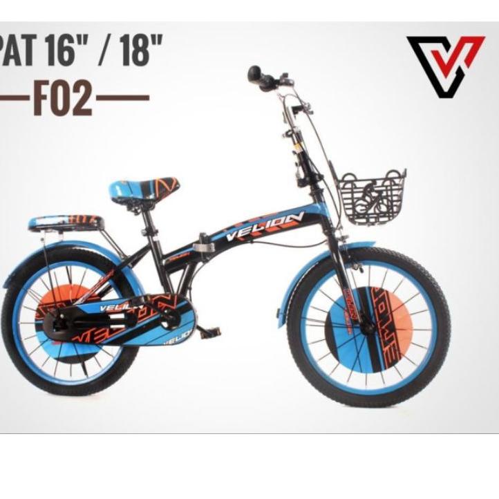GROSIRJ➥ Sepeda lipat anak inter bike 16 dan 18 inch murah interbike X Velion [AZZ]