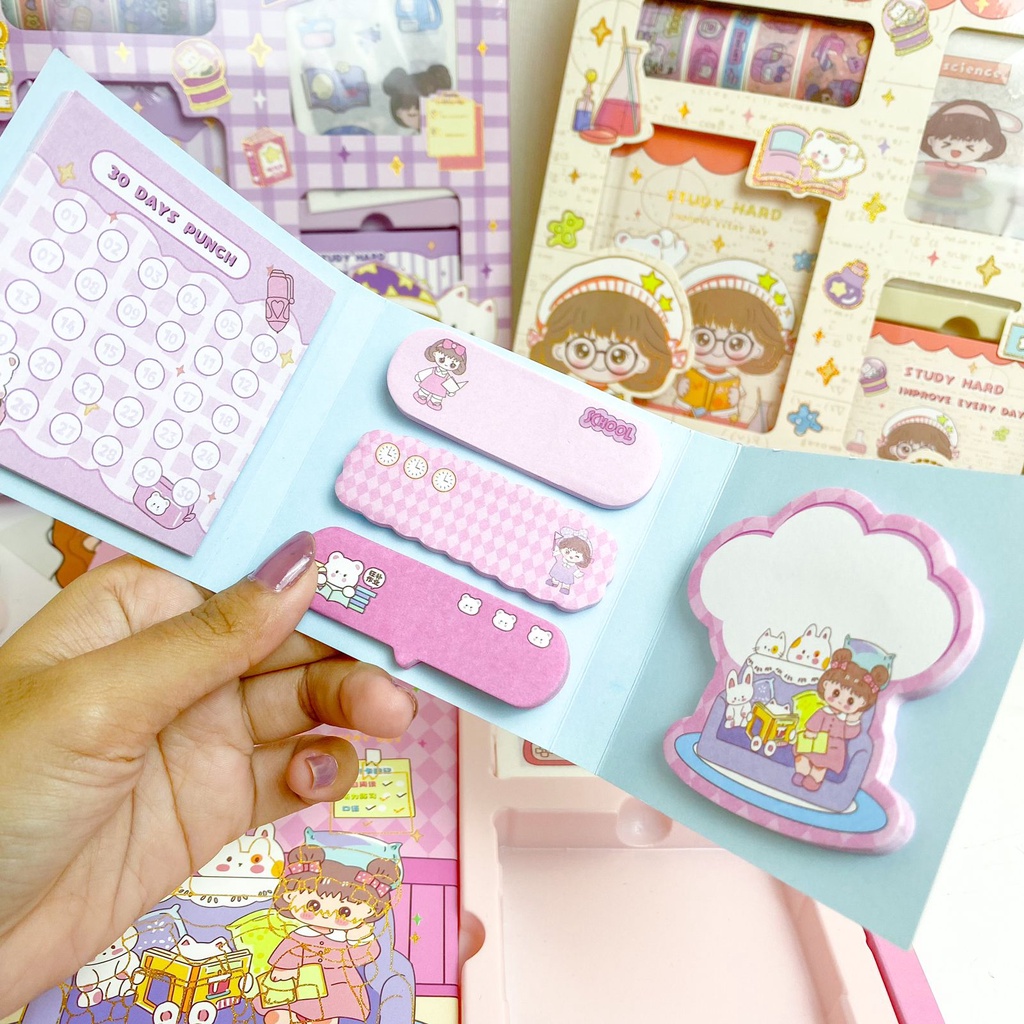 

Jurnal 4 In 1 Kode S001 Study Hard / Paket Lengkap Sticker Notebook Solatip Dan Stiky Notes Bisa