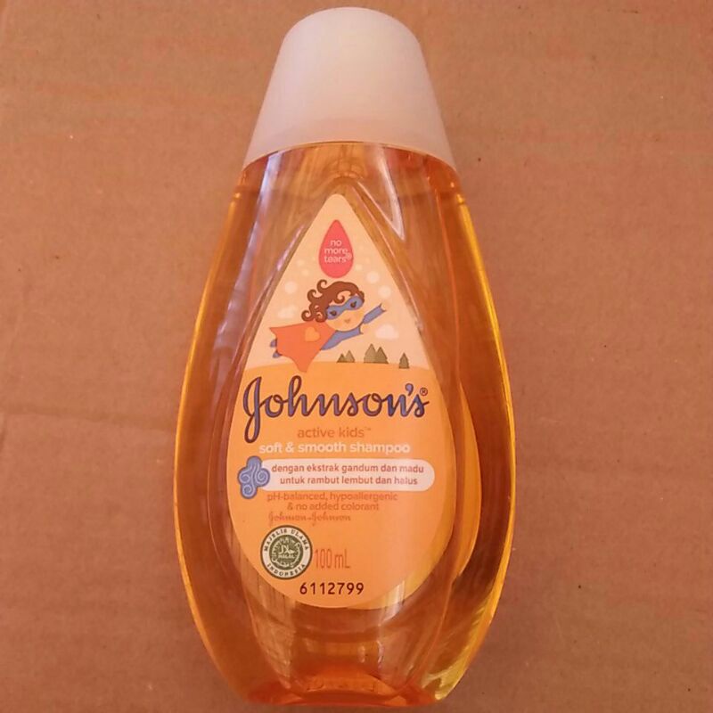 Johnson's active kids shampoo 100ml - soft smooth