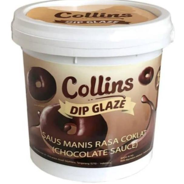 

Harga Promo.. Collins Dip Glaze Coklat 1 kg CHG