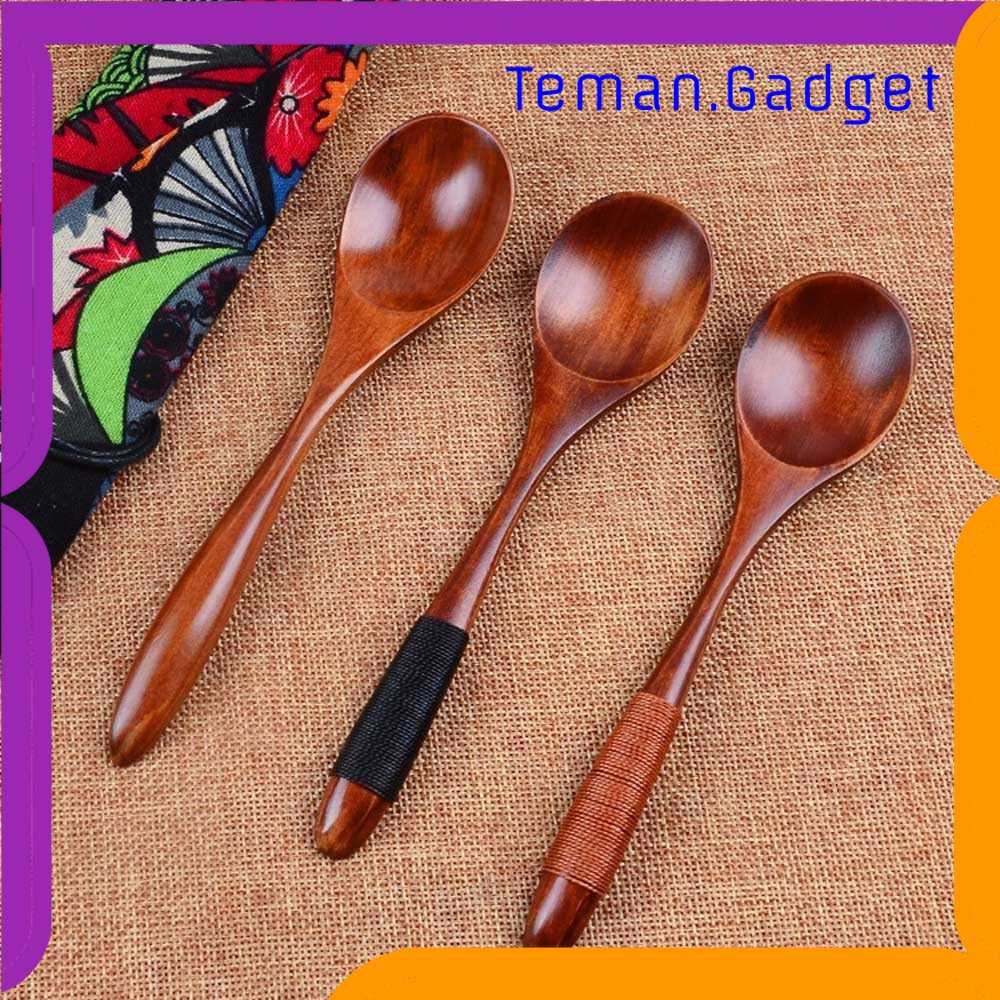 TG - DPR Novelty Sendok Makan Centong Sayur Bahan Kayu Wooden Spoon - RR-20