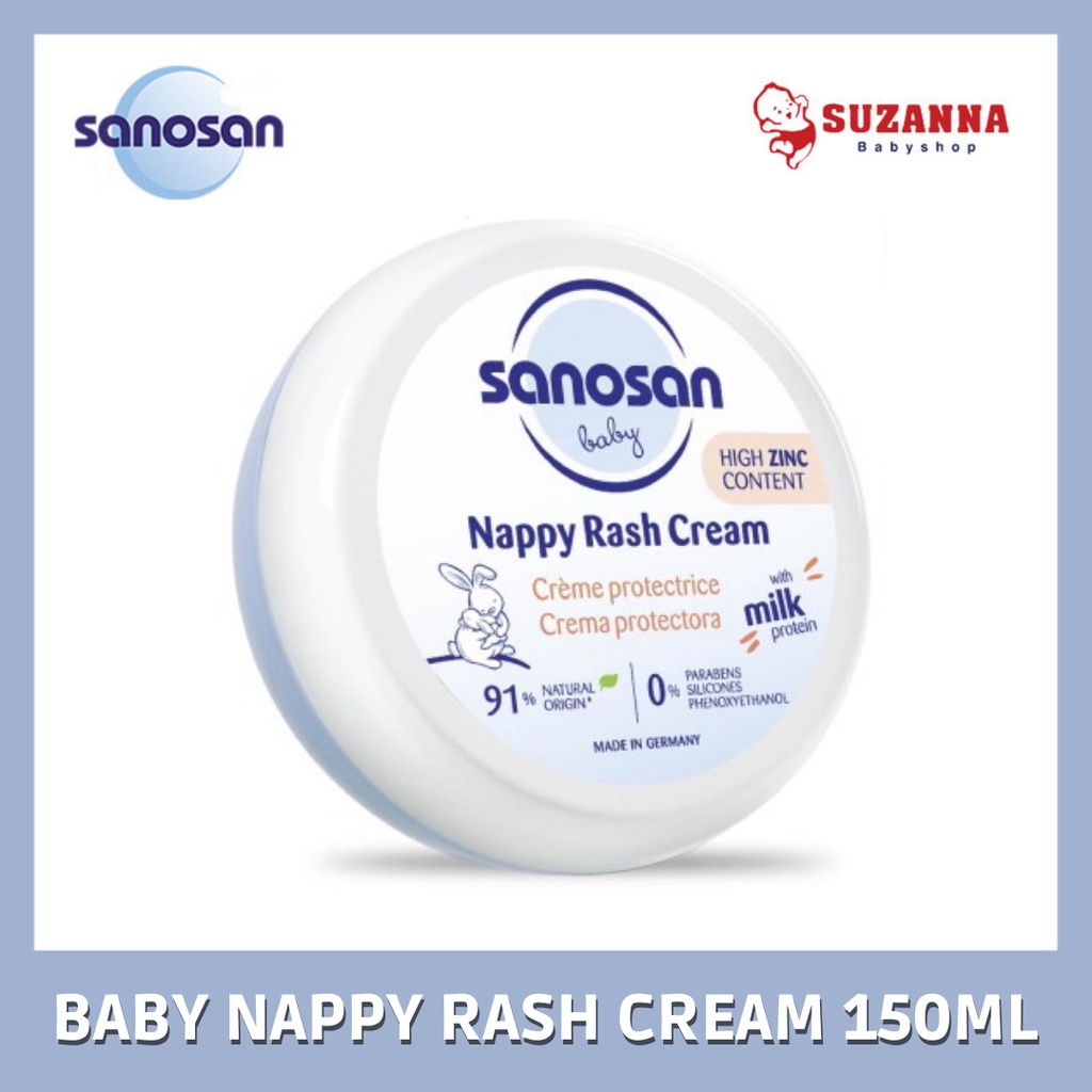 Jual Sanosan Baby Nappy Rash Cream 150ml Shopee Indonesia
