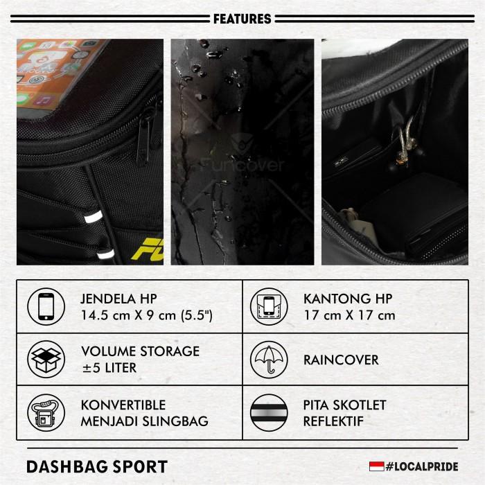 Tas Stand Holder Hp Dashbag Motor Fazzio Slingbag Waterproof Aksesoris