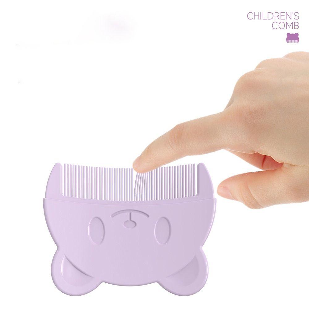 NEEDWAY Needway Sisir Bayi Tahan Lama Lembut Sisir Penghilang Kotoran Sisir Bayi Pengaman Kepala Beruang Pijat Sisir Mandi