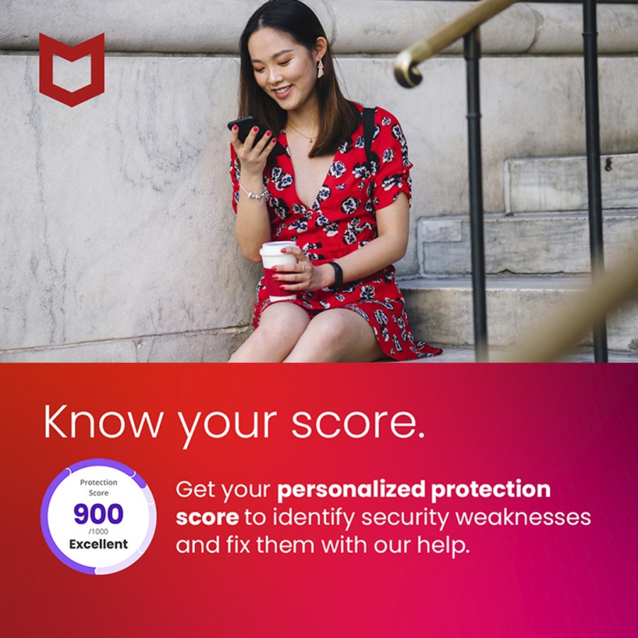 Antivirus ORIGINAL McAfee Total Protection untuk 1 Device - 1 Tahun