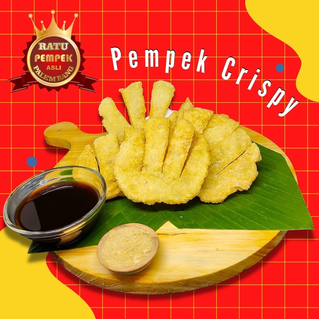 

Pempek Crispy (Best Seller), Pempek Palembang Asli,Oleh - Oleh, Frozen, Beku, Isi 4