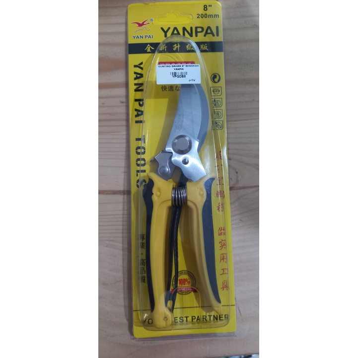 

YANPAI Gunting Dahan 8" Bengkok Gunting Bungan Ranting Kebun