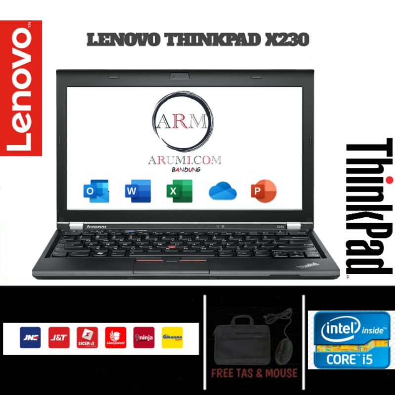 laptop Lenovo thinkpad x230 | Intel core i5-3thn gen | ram 4gb | HDD 320GB