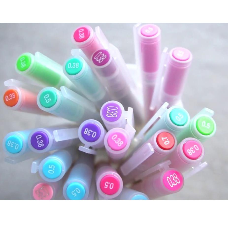 

(M-P5P)(☛) Muji Gel Ink Pen 0.5mm warna - satuan terviral