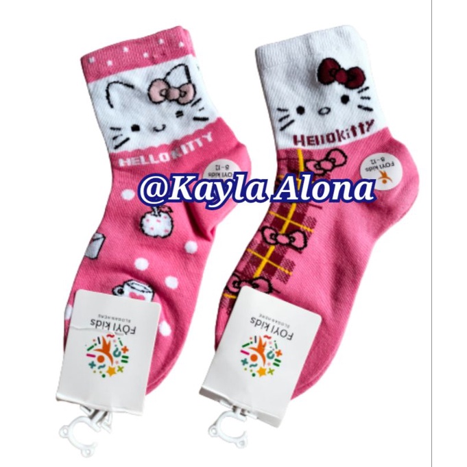 KAOS KAKI ANAK CEWEK MOTIF DISNEY &quot; Foyi Kids &quot;