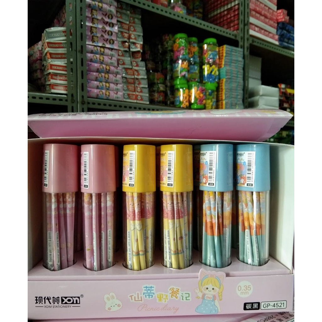 

(12pcs) Isi Bulpen Gel / Isi Pen gel Fancy/ isi Bulpen gel tube/ Isi Bulpen gel 0.38