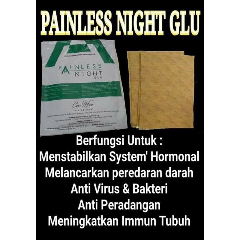 KOYO TURKI PAINLESS NIGHT GLU ONE MORE ORIGINAL (1 lembar)