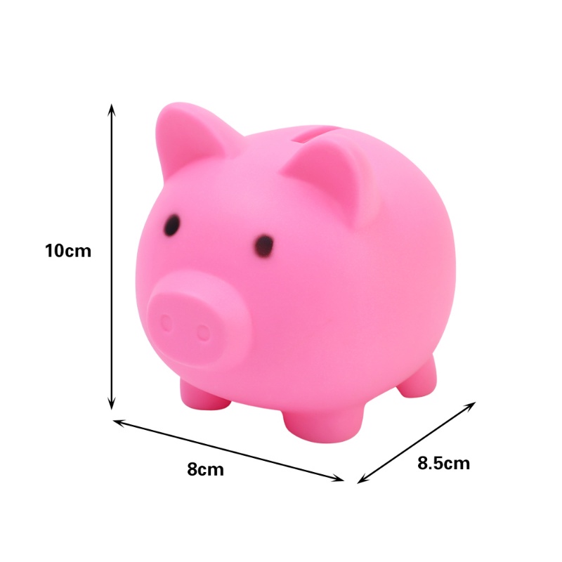 Lovely Piggy Banks Wadah Simpan Koin Desain Slot Kartu Kotak Uang Kertas Tempat Penyimpanan Uang Toples Mainan Anak Lucu Kekinian Tabletop Kartun Ornamen