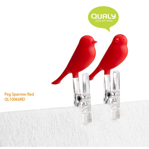 

QUALY PEG SPARROW - RED/QL10066RD