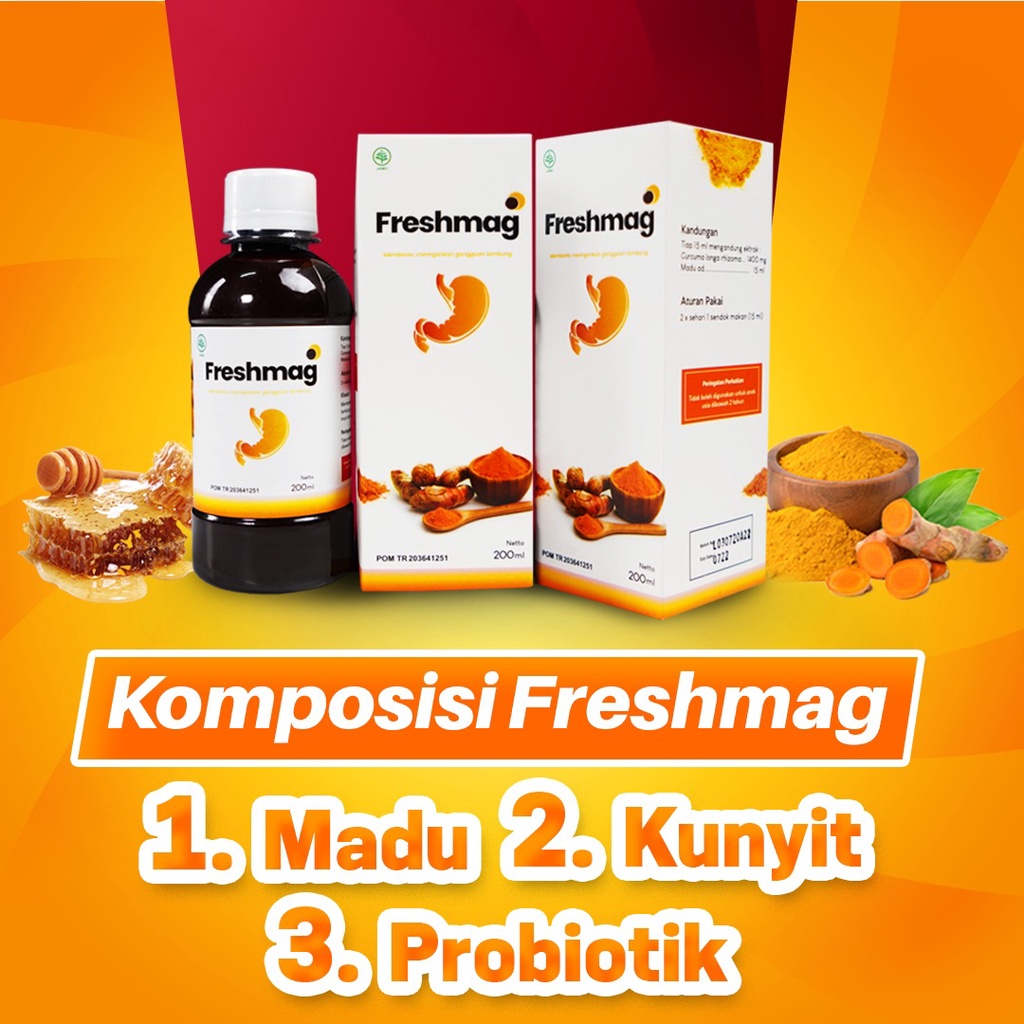 Paket 2 Botol Freshmag – Fresmag Presmag Presmah Madu Herbal 3x Lebih Efektif Atasi Masalah Asam Lambung GERD Infeksi Pada Lambung Terapi Penyembuhan Maag Perkuat Organ Pencernaan Keluarkan Racun Dalam Perut Tambah Nafsu Makan