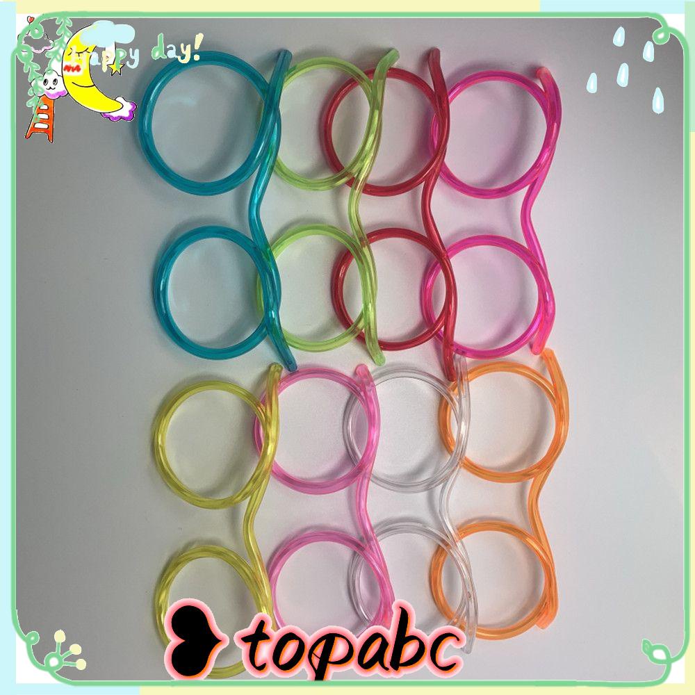 Top Straw Anak Bentuk Bulat Sedotan Fun Food Grade