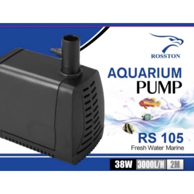 ROSSTON RS 105 POMPA CELUP POWER HEAD KOLAM AQUARIUM