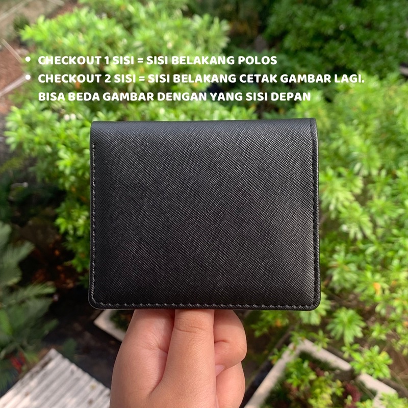 DOMPET LIPAT MINI WANITA PRIA CUSTOM HOLDER UANG KARTU KPOP NCT EXO