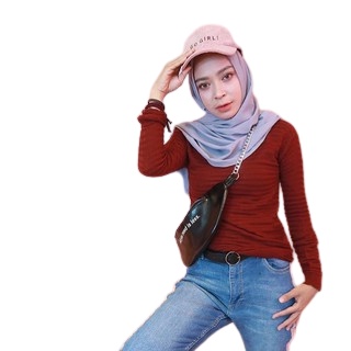 Baju Atasan Wanita Terbaru Rajut Halus Carissa Sweater