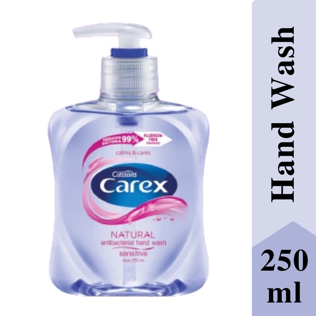Jual Carex Hand Wash Sensitive Sabun Cuci Tangan Antibakteri 250 ml