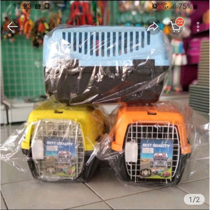 Pet Cargo Petopia Pc -001 Ukuran S Canel Box Untuk Kucing Dan Anjing