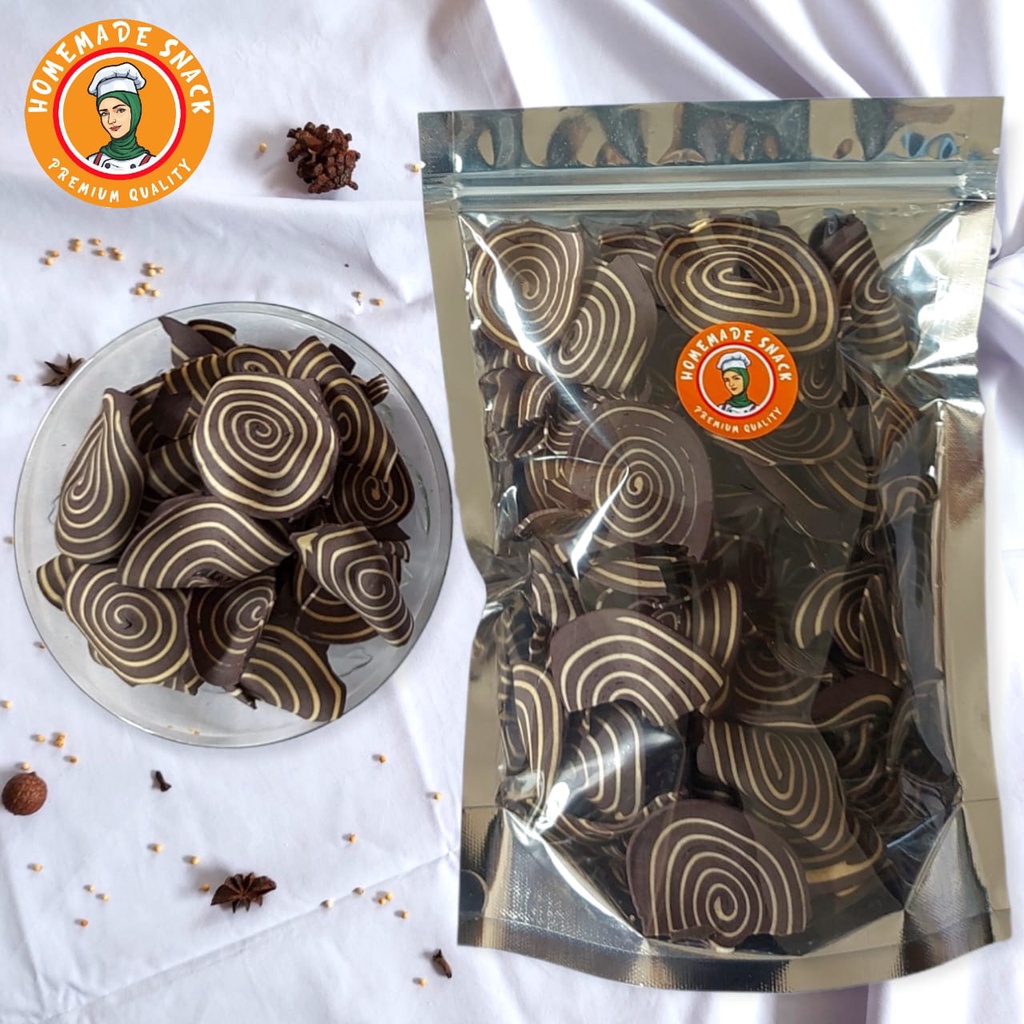 

Homemade Snack - Snack Kuping Gajah Coklat Jadul Contong Coklat Homemade Kualitas Premium