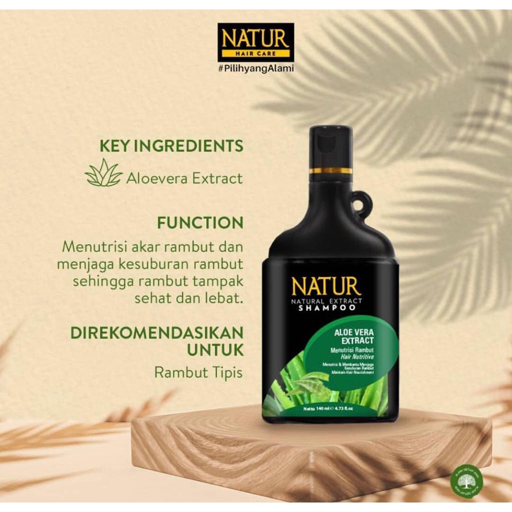 NATUR NATURAL EXTRACT SHAMPOO 270ML -NJ