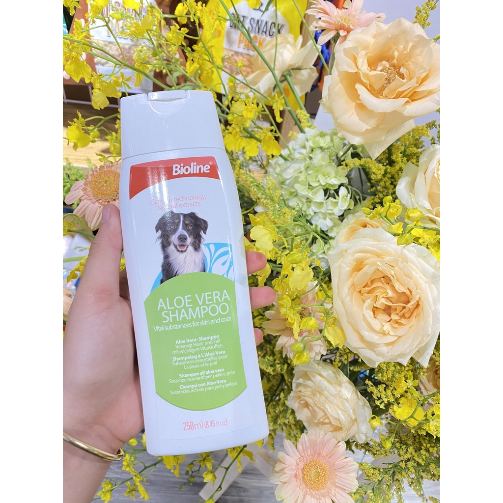 BIOLINE Aloe Vera Shampoo / Shampoo Anjing 250ML