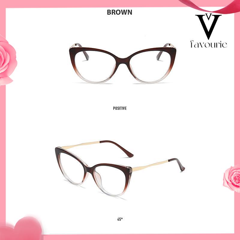 CODKacamata Optik Retro Anti Sinar Biru Kacamata Optik Logam Tren Kacamata Berubah Warna Bingkai Polos-FA