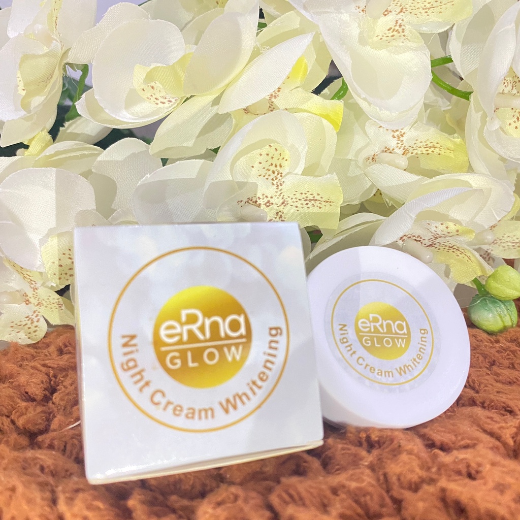 Cream erna glowing whitening cream, ampuh mencerahkan dalam 3 hari erna whitening