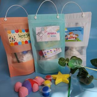 Paket Souvenir Hemat Sovenir Ulang Tahun Anak Lukis Patung Magnet