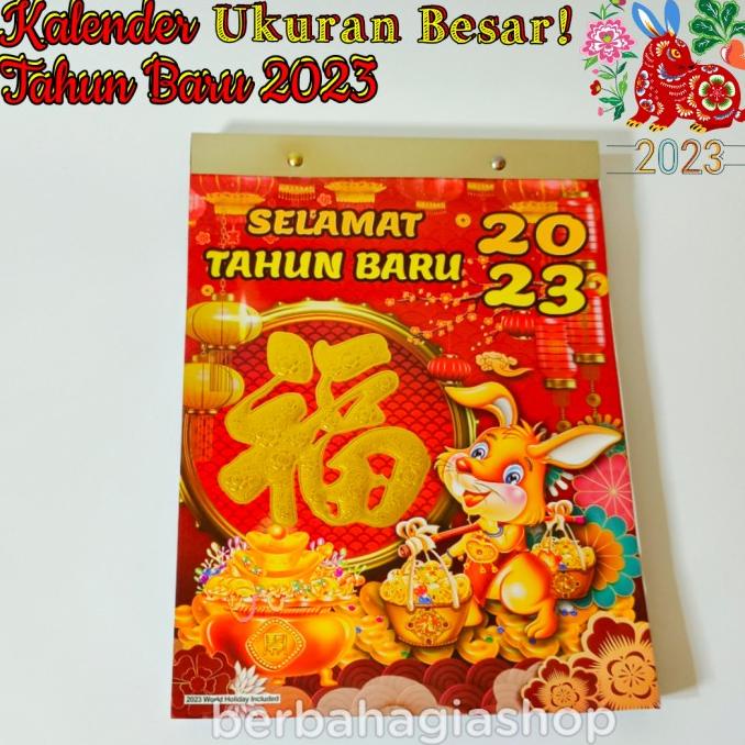 

Kalender Chinese Cina Harian Sobek Tahun 2023 Ukuran Jumbo Besar Lokal