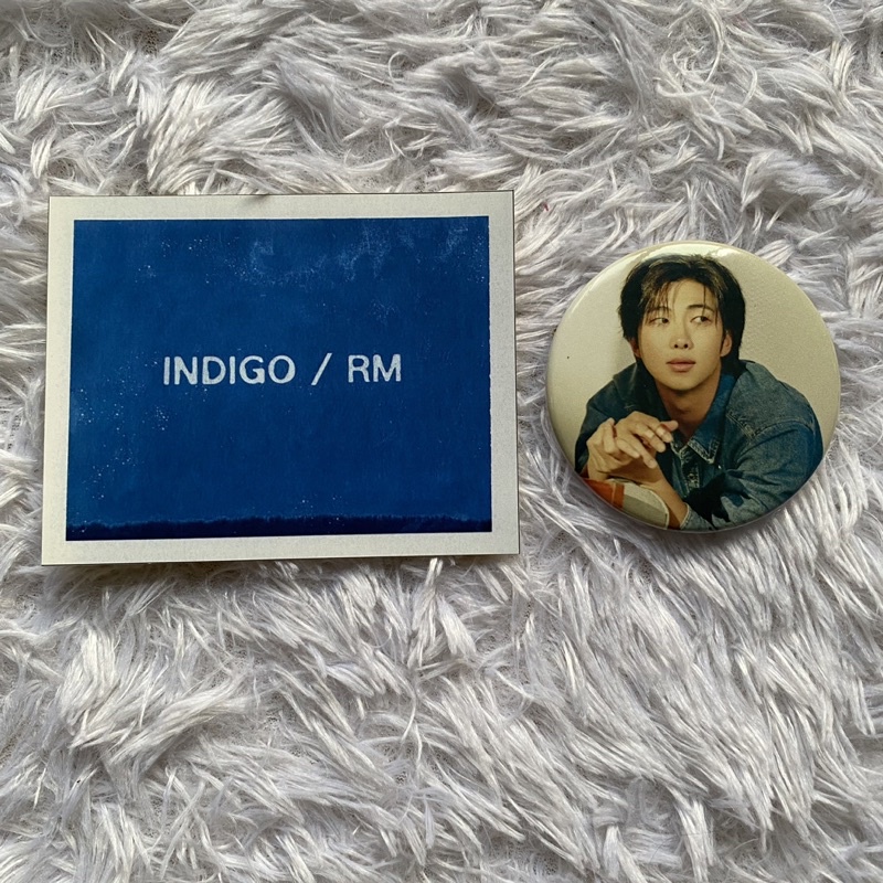 FANKIT RM KIM NAMJOON INDIGO WILD FLOWER AND STILL LIFE