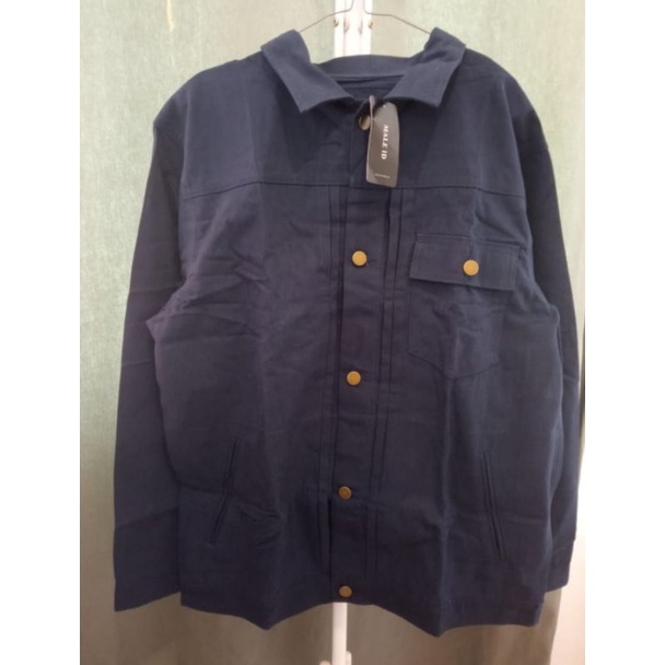 Heymale Trucker Jacket Size XXL Navy