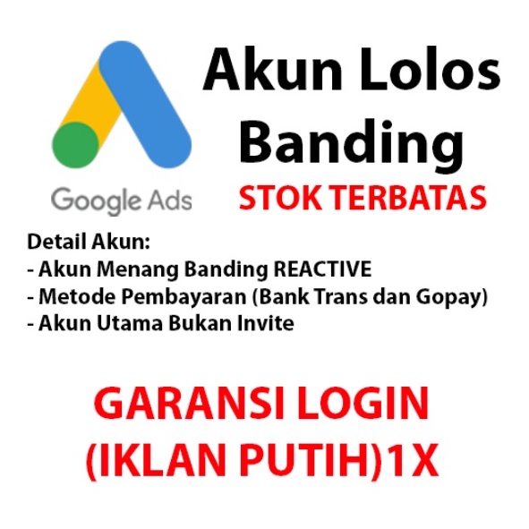 Gmail Lawas/Akun ADWORDS siap pakai