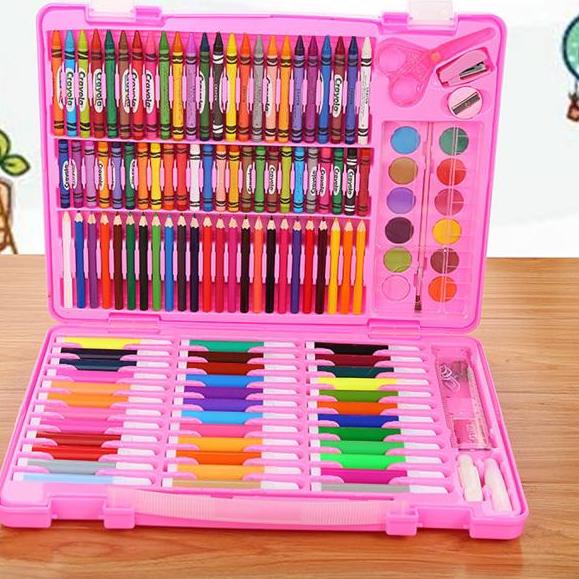

✯Terlaku.✱ PENSIL WARNA 150PCS - ALAT TULIS SET CRAYON COLOURING SET 150PCS ART 88