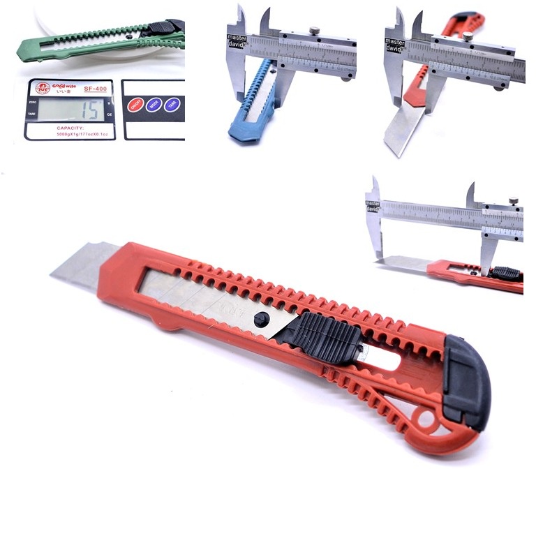 

(R6) Cutter jumbo Besar Kater Panjang 15 X 2.2 Cm Bukan Kecil Silet Tajam Susah Patah