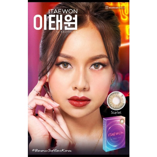 Softlens X2 ITAEWON by EXCOTICON 14.5 MM WARNA NORMAL