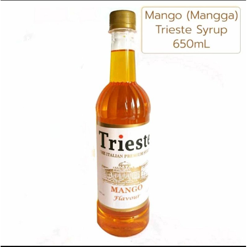 

sirup trieste mango 650ml sirup mangga