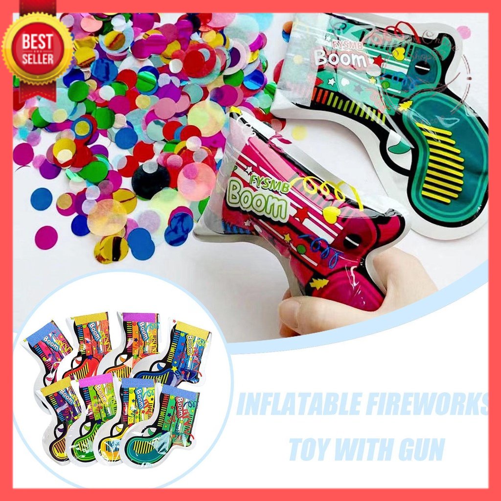 GOS -I210- Confetti Popper Party Gun - Balon Pistol Balon Ulang Tahun - Dekorasi Ulang Tahun - Mainan Pesta Ulang Tahun