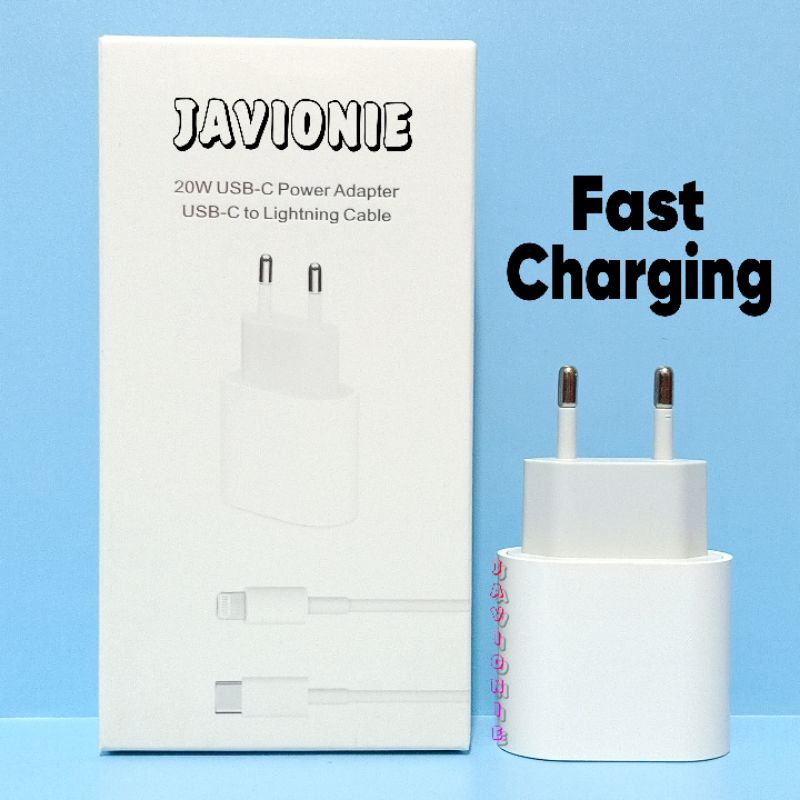 Batok Adaptor Kepala Charger Casan Cas iP 11 12 13 14 Mini Pro Max Plus Fast Charging USB C to Lightning 18W 20W 25W 35W