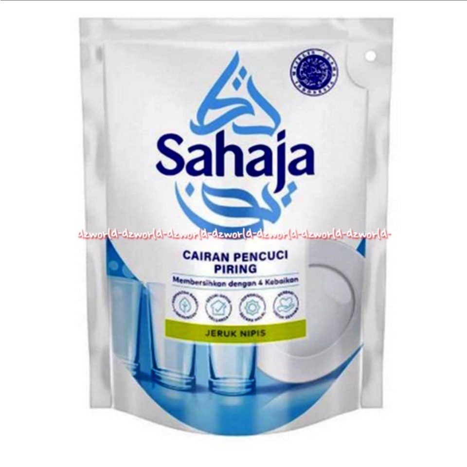 Sahaja 720ml Cairan Pencuci Piring Jeruk Nipis Sabun Cuci Piring Pouch Sahahaja Sajaha 720 ml Dishwash Dish Washing